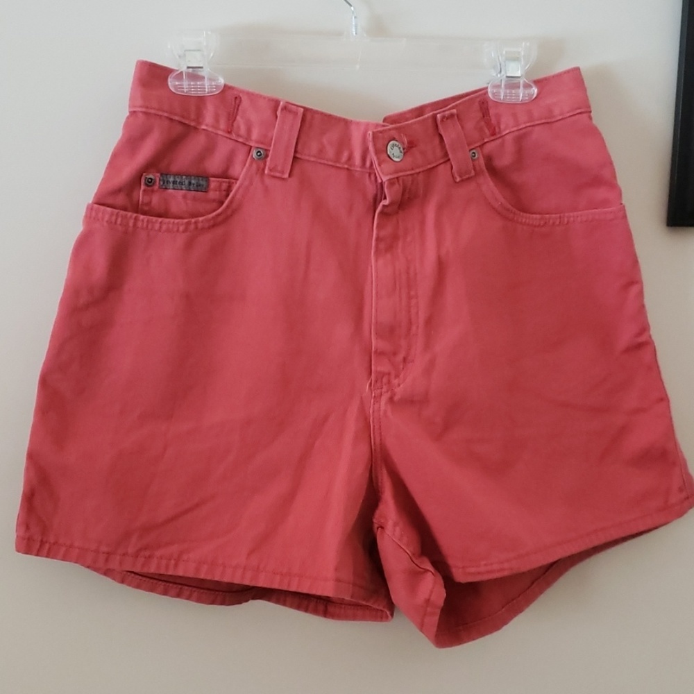 Riveted by Lee coral pink high rise shorts size 12